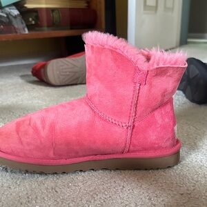 UGG Pink Fluffy Footwear